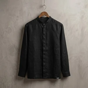 kemeja hitam lionen rvs